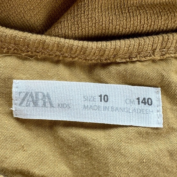 Zara Boys Basic Long Sleeve Tee Shirt Size 10 - Picture 6 of 6